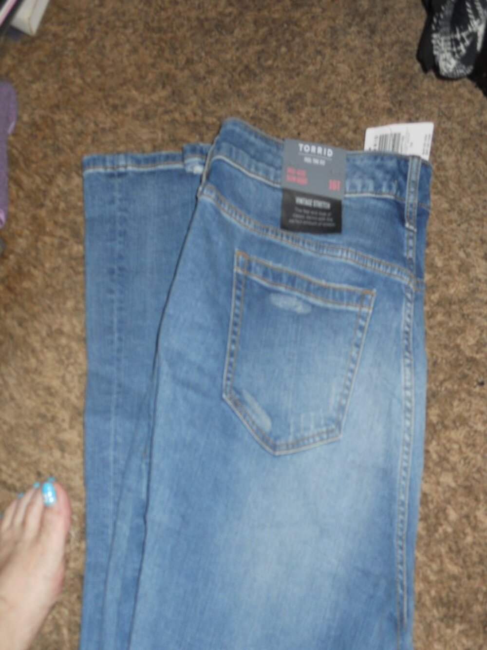 TORRID JEANS  MID-RISE SLIM BOOT